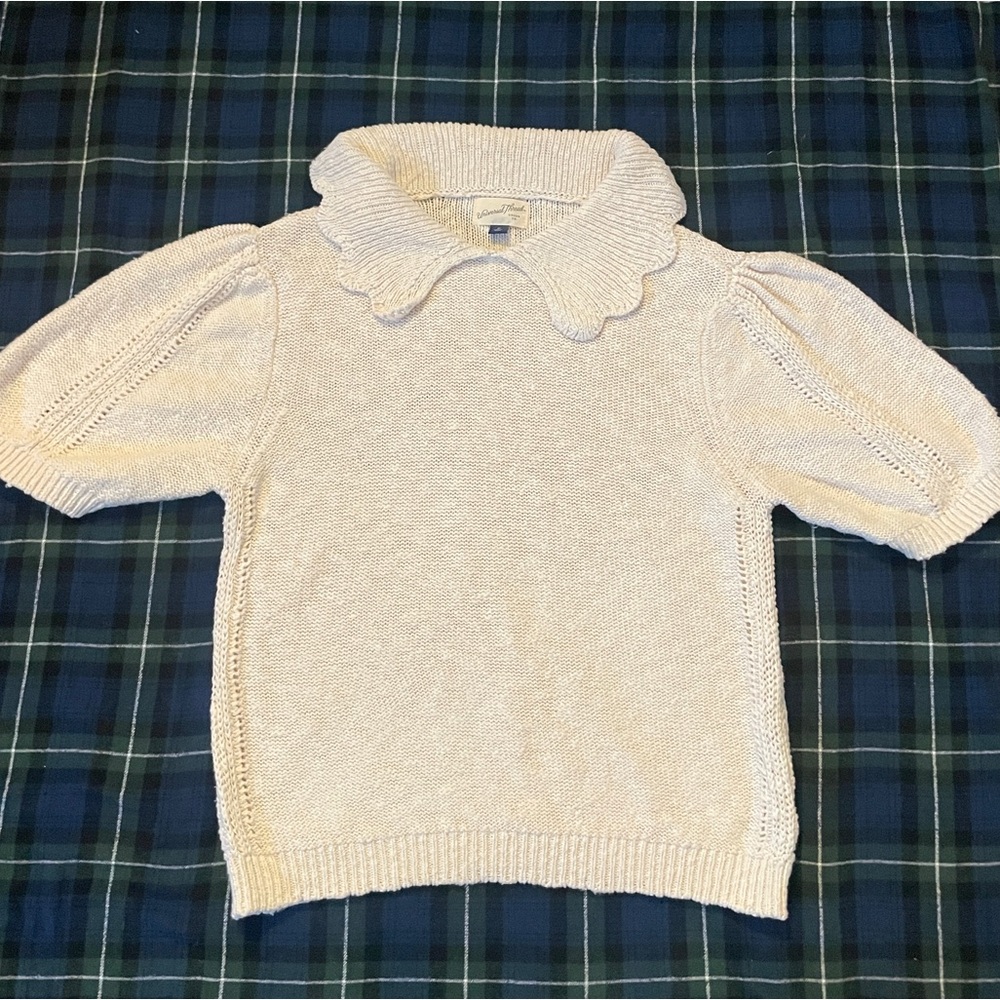 Universal Threads Knitted Collared Top